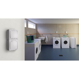 Kopp Nautic Surface-Mounted, Wet Room, Arctic White Universal Switch (Off and Toggle Switch), 565602002