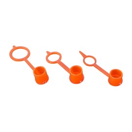 Zerk Cap Assortment, Keep Dirt and Debris Off The Fitting and Out of The Zerk Grease Fitting, Protect The Fitting from Damage, Polyethylene, 6mm, 8mm, 10mm, 350 Total Pieces, by Tech Team