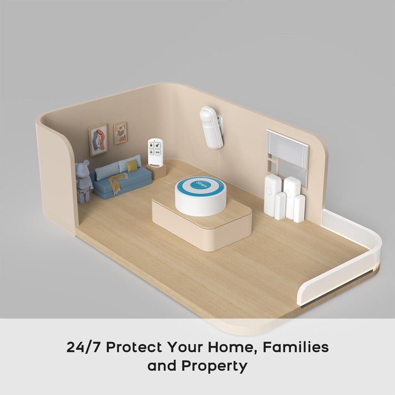 XNY Smart Home Security Systems, Wireless Home alarm systems with