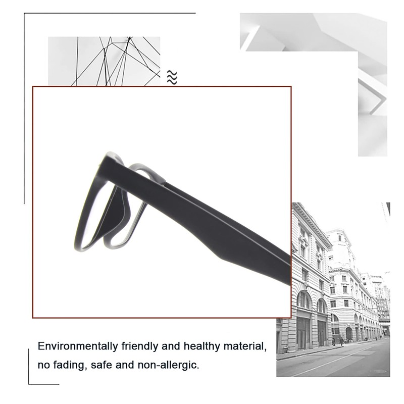 Global Glasses Women's and men's vintage glasses, square, unisex, popular,