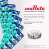 Murata 377 Battery SR626SW 1.55V Silver Oxide Watch Button Cell