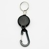 OMGolf Towel Microfiber with Retractable Carabiner Reel Steel Wire (Dark