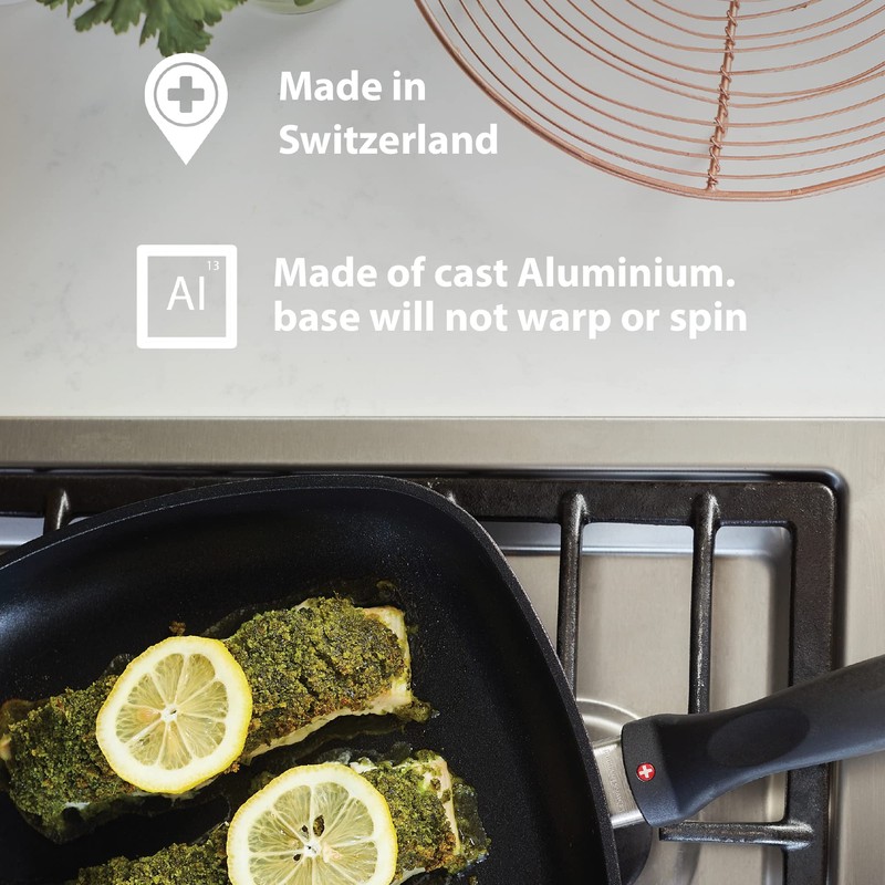 Swiss Diamond 7 Inch Frying Pan Nonstick Diamond Frying Pan,