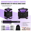 KUTIZE Ankle Resistance Bands with Cuffs & Training Guide, Women's