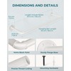 OROPY Industrial Pipe Clothes Rack Wall Mounted Set of 2,