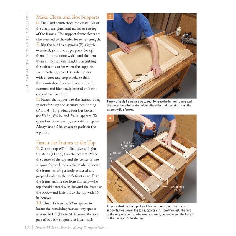 How to Make Workbenches & Shop Storage Solutions: 28 Projects