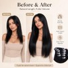 Extensiones de Cabello Humano con Clip 14 Pulgadas Doble Trama