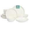 Gibson Home Summer Shades 16 Piece Plates and Bowls Dishes