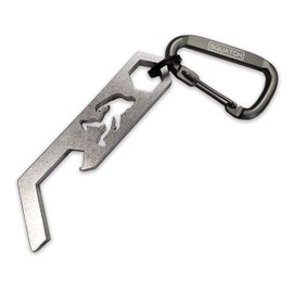 Bigfoot Utility Tool - MultiTool w/ 10mm wrench - Bottle Opener/Multi-Tool/SQUATCH Carabiner - Bigfoot/Sasquatch/Yeti/Camping/Hiking Gift - SQUATCH METALWORKS