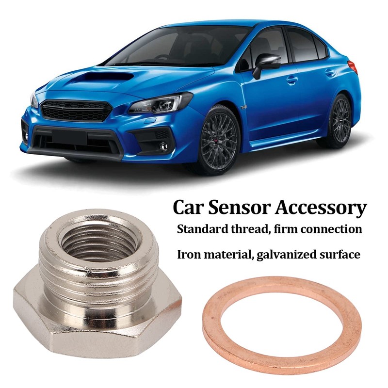 BOROCO O2 Oxygen Sensor Plug, Oxygen Sensor Adapter Metal M18