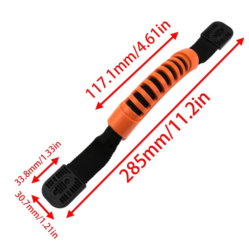 Lovelysp Orange Kayak Handles with Mounting Screws 2PCS