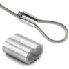20 rope clamps, 10 mm, crimp sleeves, press sleeves, choke