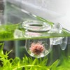 Haosie Fish Tank Feeding Cup, Aquarium Red Worm Food Container,