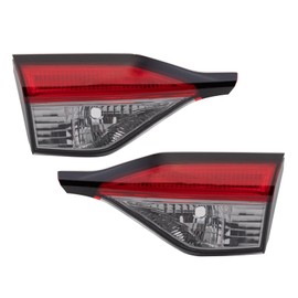 TRQ Rear Tail Lights Set Compatible with 20-22 Toyota Corolla
