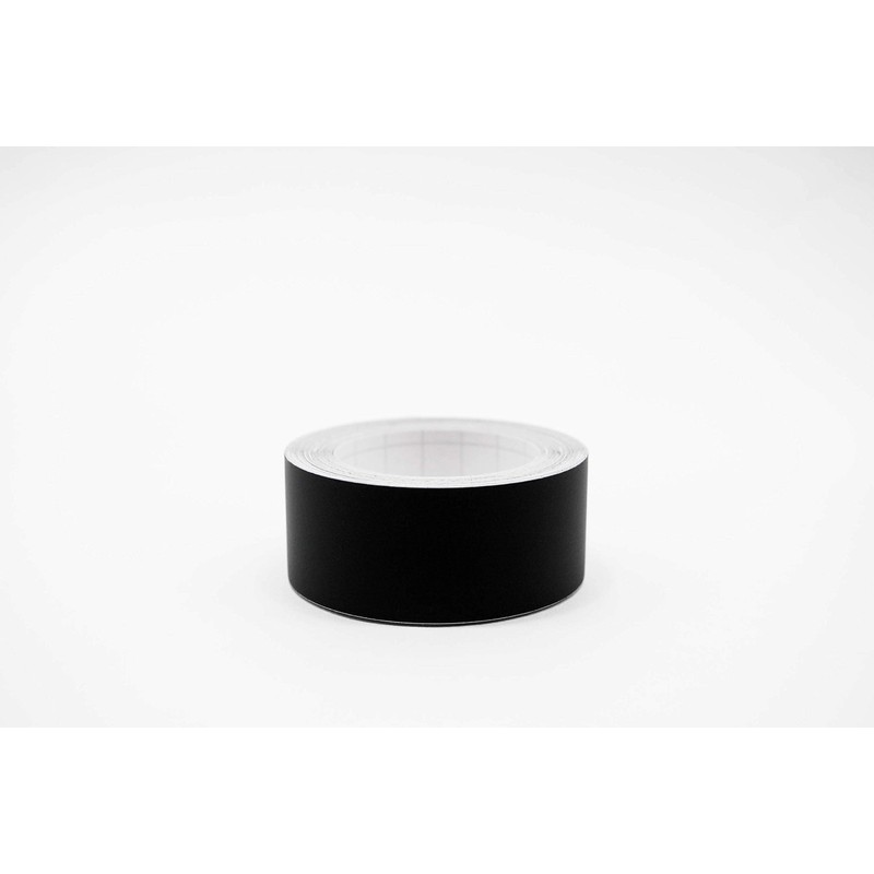 Ilmondomall Matte Black Step Bumper Protective Racing Stripe Tape Wrapping