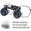 Ultra-lightweight Dental Loupes 2.5X 3.5X Dental Binocular Magnifier with 3W