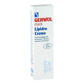 Set of 3 Each GEHWOL MED Lipidro Cream Foot Care Foot Cream with Urea 125ml