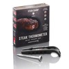 SteakChamp 3c black, The Steak Thermometer, 3-color LED Thermometer -