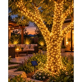 Solar String Lights for Outdoor Garden & Patio Decor – Waterproof LED Fairy Lights for Trees, Christmas & Parties