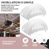 2 Pcs 108D79 Garage Door Opener Light Lens Cover for