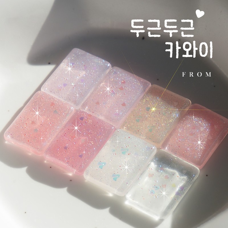 From the Nail Exciting Kawaii Glitter Gel 8-piece set /