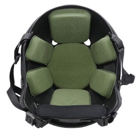 Yzpacc Universal Helmet Padding Inserts Replacement For Football Softball Motorcycle Batting Helmet - Upgraded Thicker Foam Models, green