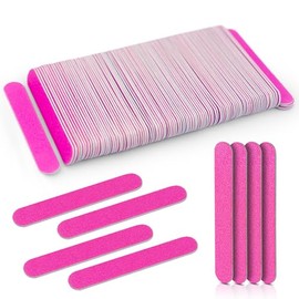 200 limas de uñas desechables, tableros de esmeril para lima de uñas de doble cara de 180 limas de grano, herramientas de peinado para uso doméstico y