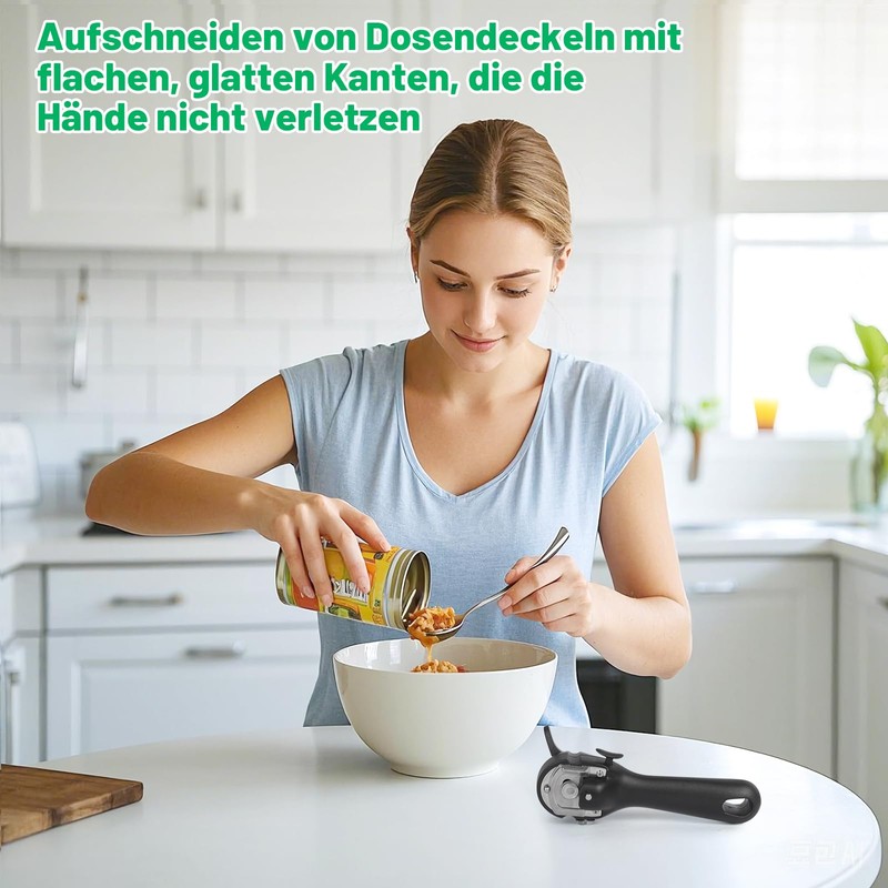 Figarge Manual Can Opener, Can Opener with Lifting Pliers, Multifunctional