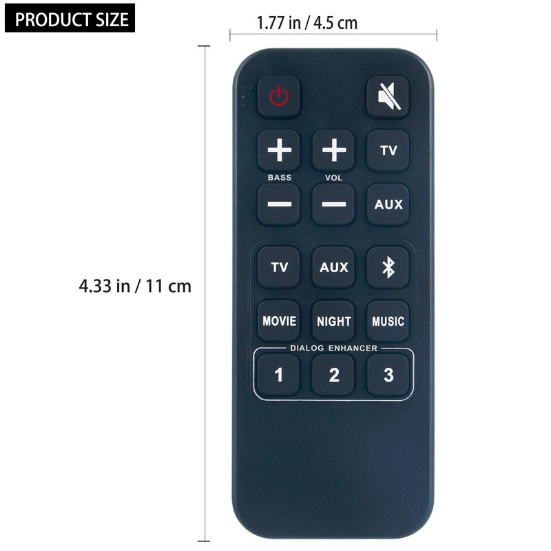 RC-1230 Replacement Remote Control fit for Denon Home Theater System