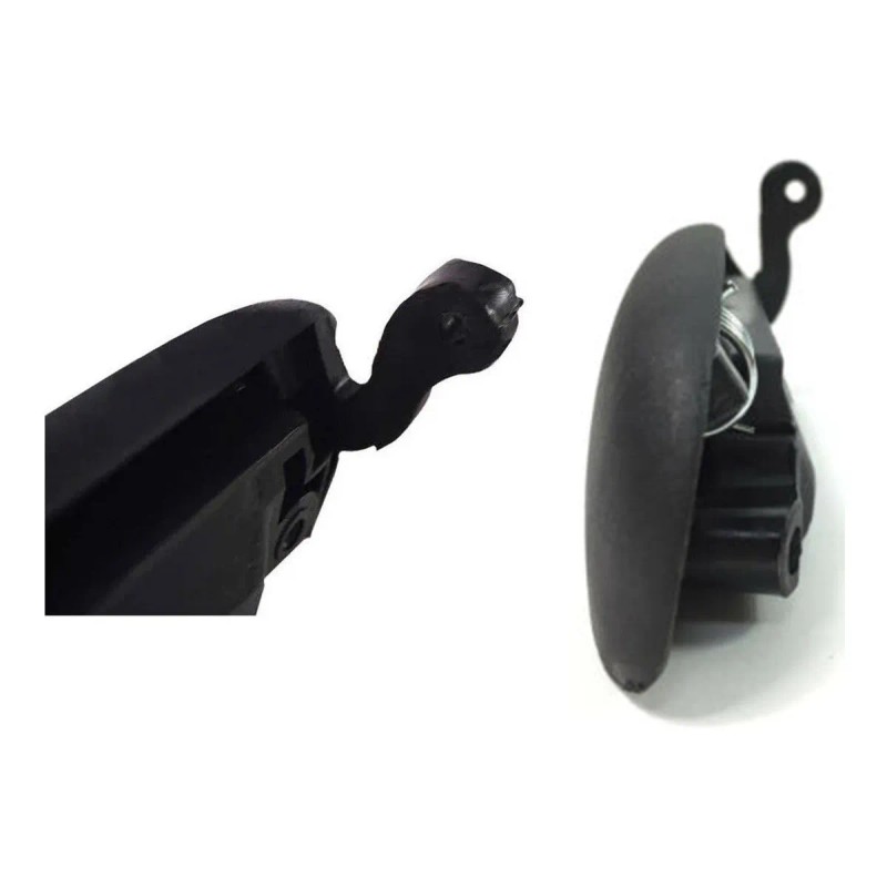 01-07 Ford Ikon Manija Exterior Delantera Derecha Corrugada Negro Delantera