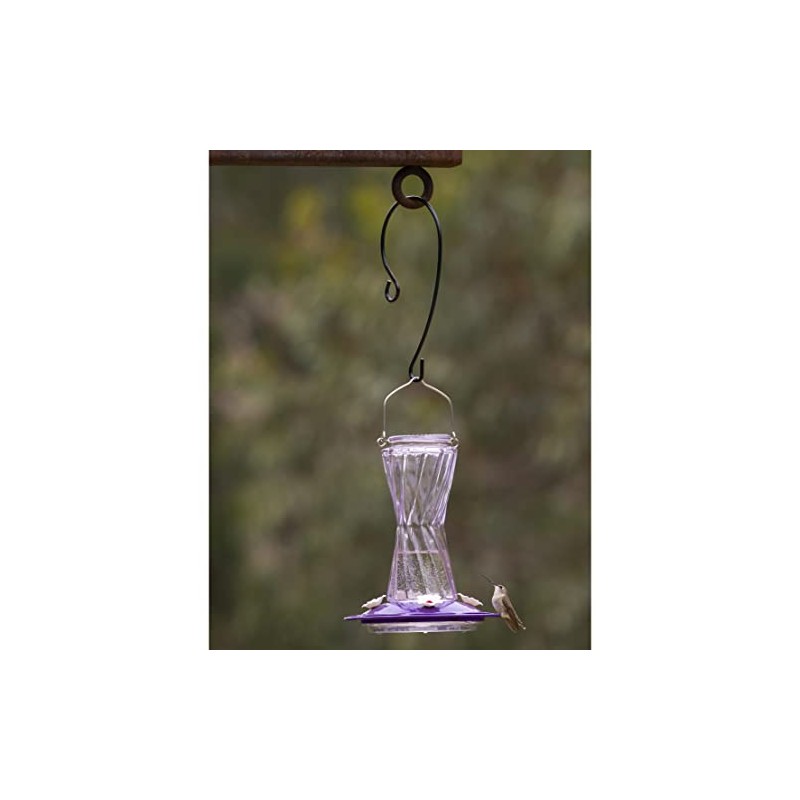 More Birds 38022 Metal Branch Hook Feeders, small, Black