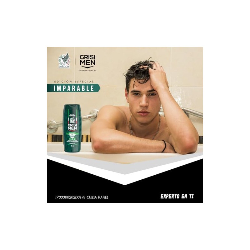 Grisi Men, Shower Gel 5 en 1 Edición Especial Selección