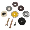 Rotary Blade Disc Grinder Metal Cutting Wheel Wool Polishing Disc