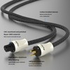 Preffair Audiophile Power Cord 10awg Power Cable with US-C15 Female