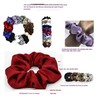 Mytoptrendz® Plain Large Super Soft Smooth Luxrious Silk Satin Scrunchies