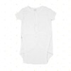 Spasilk Unisex Baby Newborn Short Sleeve Wrap Bodysuits, 2 pack,