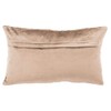Safavieh Edmee Metallic Throw Pillow, Potato Brown/Copper