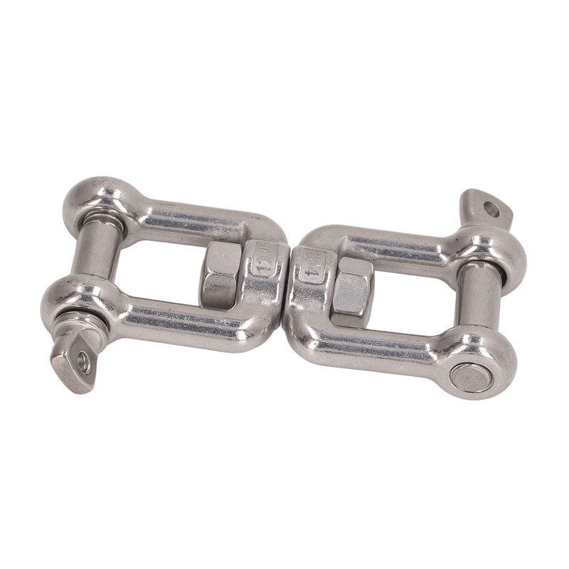 304 Stainless Steel Double Jaw Shackle Rustproof Universal Jaw Anchor