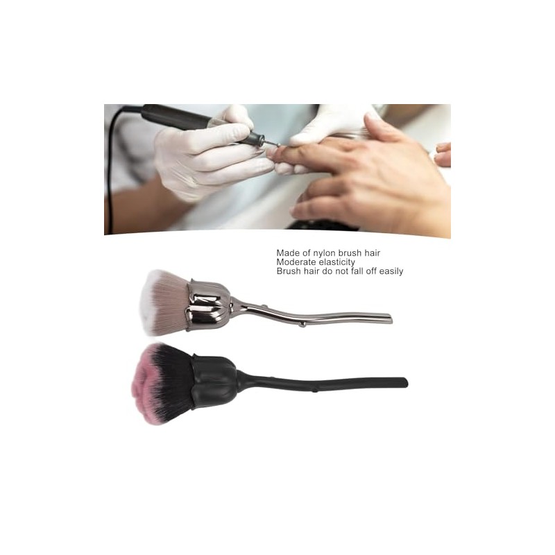 2 Brochas De Maquillaje De Rosas Para Rubor, Suave Y
