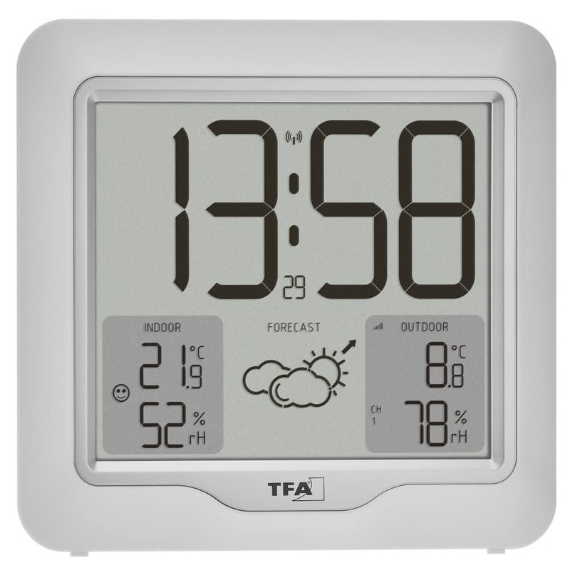 TFA Dostmann Metro Plus 35.1164.02 Digital Wireless Weather Station with