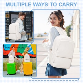 Cabin Bags for Travel Underseat Carry-ons Bag for Women Hand Luggage Bag Men Travel Backpack Cabin Size Fit 14 inch Laptop backpack S2- Beige