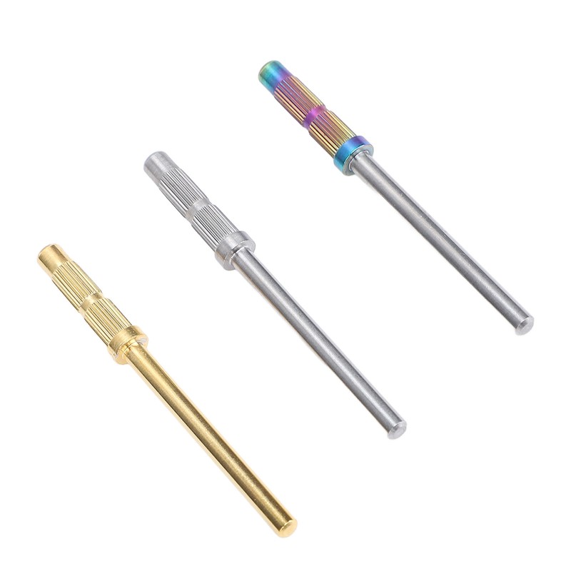 3pcs 3mm Nail Mandrel Stainless Steel Manicure Pedicure Mandrel Rods