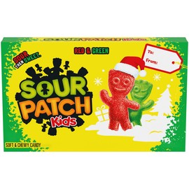 SOUR PATCH KIDS Red & Green Soft & Chewy Holiday Candy, 3.1 oz