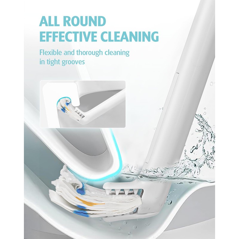 AIR U+ Flushable Toilet Wand Refills, 48 Count Disposable Toilet