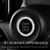 JUSTTOP 2PCS Car Bling Crystal Rhinestone Engine Start Ring Decals,