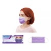 Ambiderm Cubre Bocas Morado Ambiderm Termosellado Plisado 150 Pz