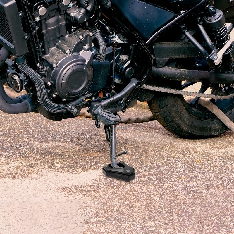 F FIERCE CYCLE CNC Aluminum Alloy Side Stand Extension Pad