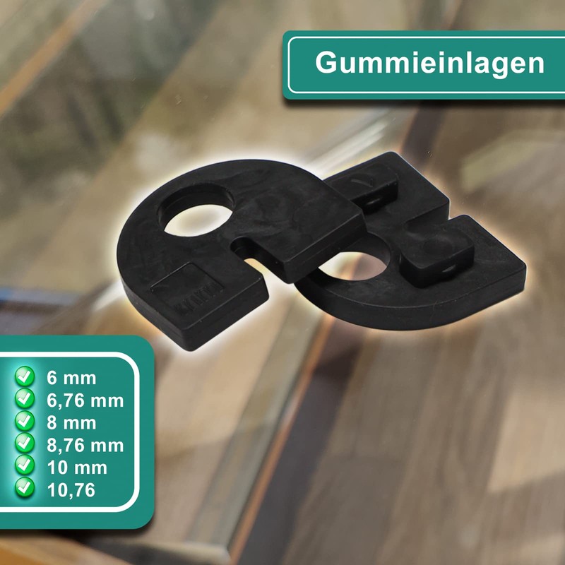 PRIOstahl Glass Holder Glass Clamp Holder Glass Plate Holder –