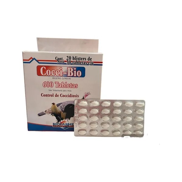 Alimento Cocci-bio Aves Gallinas Blister 30 Coccidias