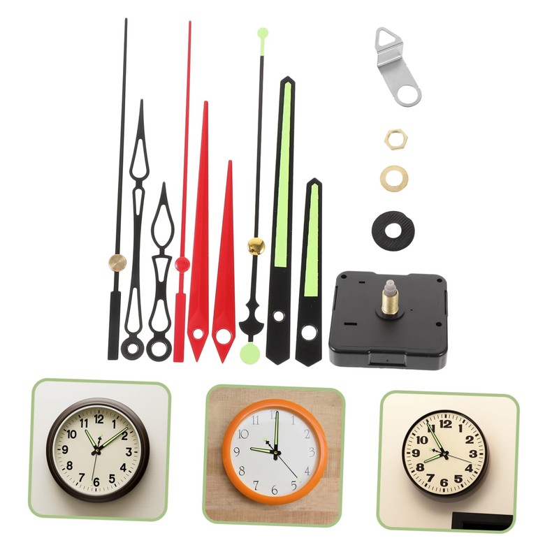 TEHAUX 3 Sets DIY Clock Kit Clock Movement Replacement with
